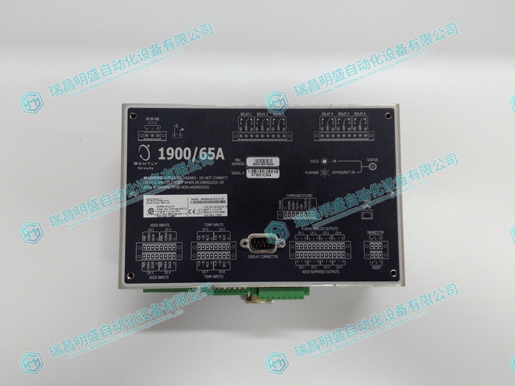 BENTLY 1900/65A-00-02-01-01-01系統(tǒng)監(jiān)測(cè)模塊